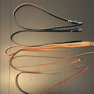 Group of 5 belts
